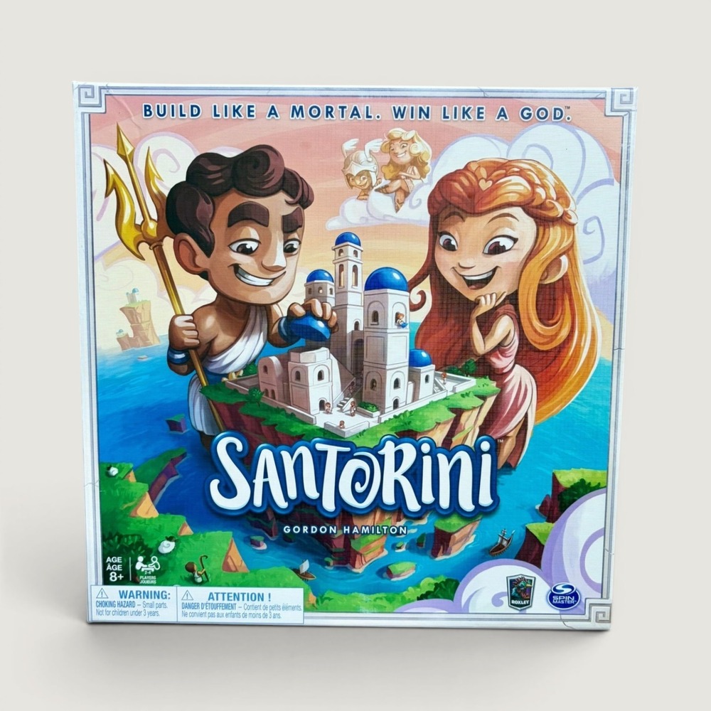 Spin Master Games Santorini Strategy-Based Board Game - Excellent Condition